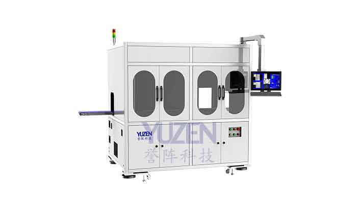 What kind of products can be tested and how efficient is the preform inspection machine